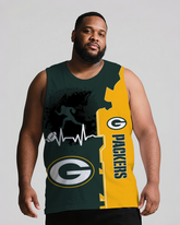 Sports Men's Big & Tall Sleeveless Shorts Two-piece